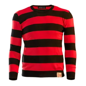 13 And A Half Magazine Outlaw Sweater Black / Red