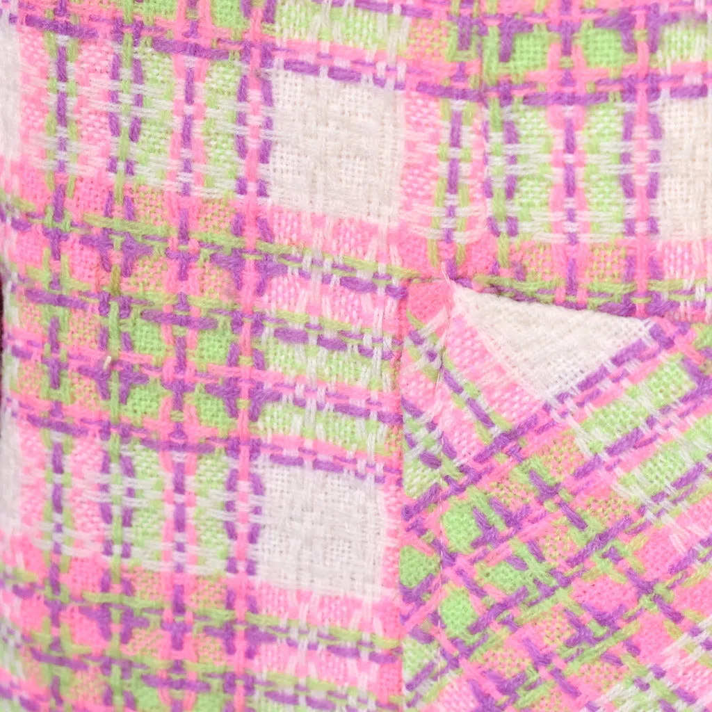 1960s Vintage Pink Weaved Skirt