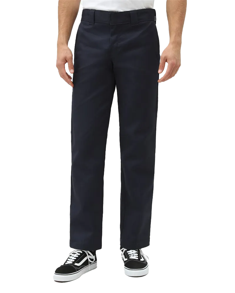 873 Slim Straight Work Trousers in Dark Navy