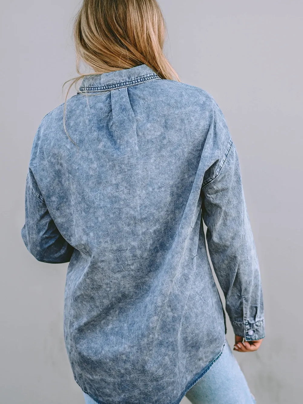 Acid Wash Denim Jacket