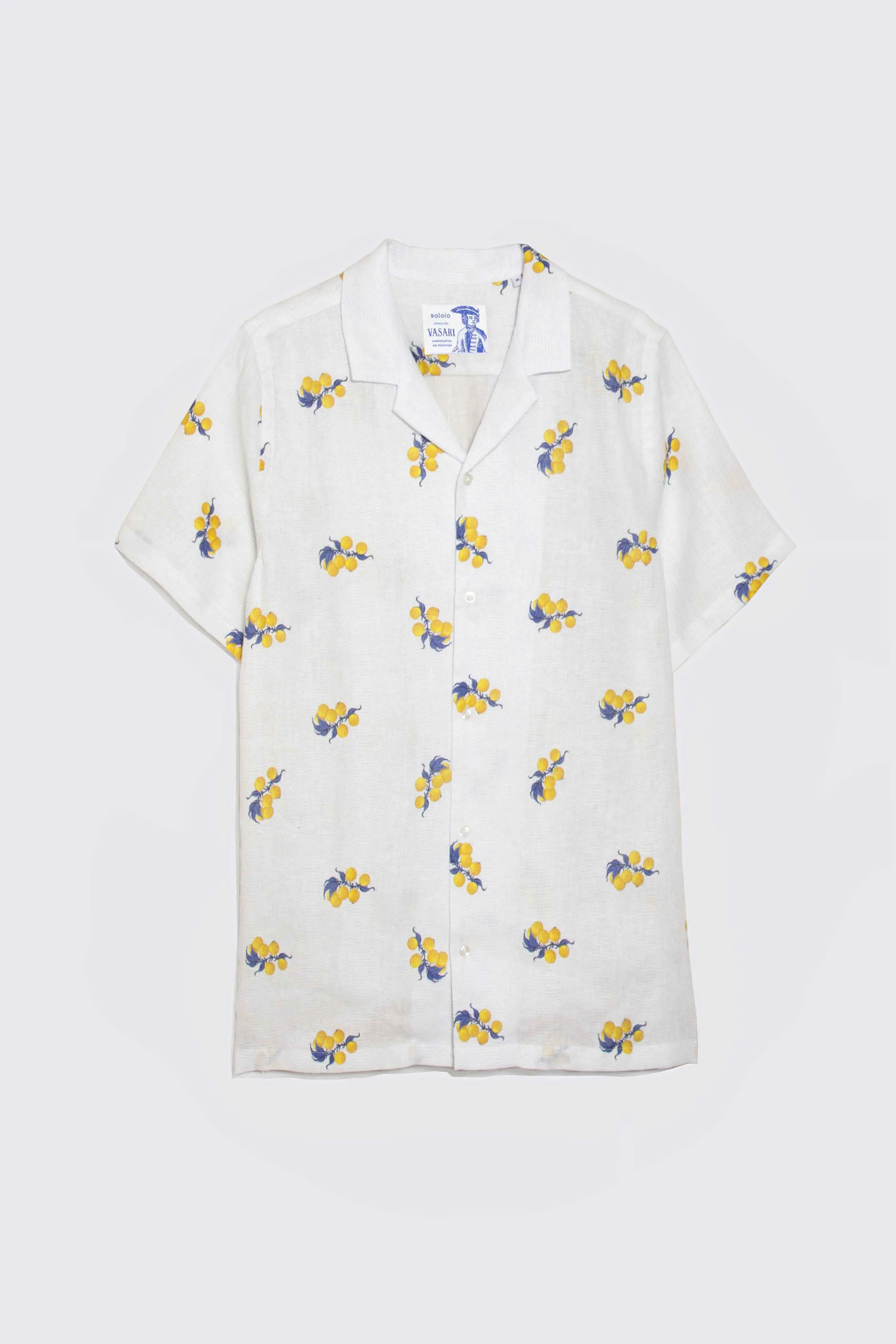 arezzo linen shirt yellow