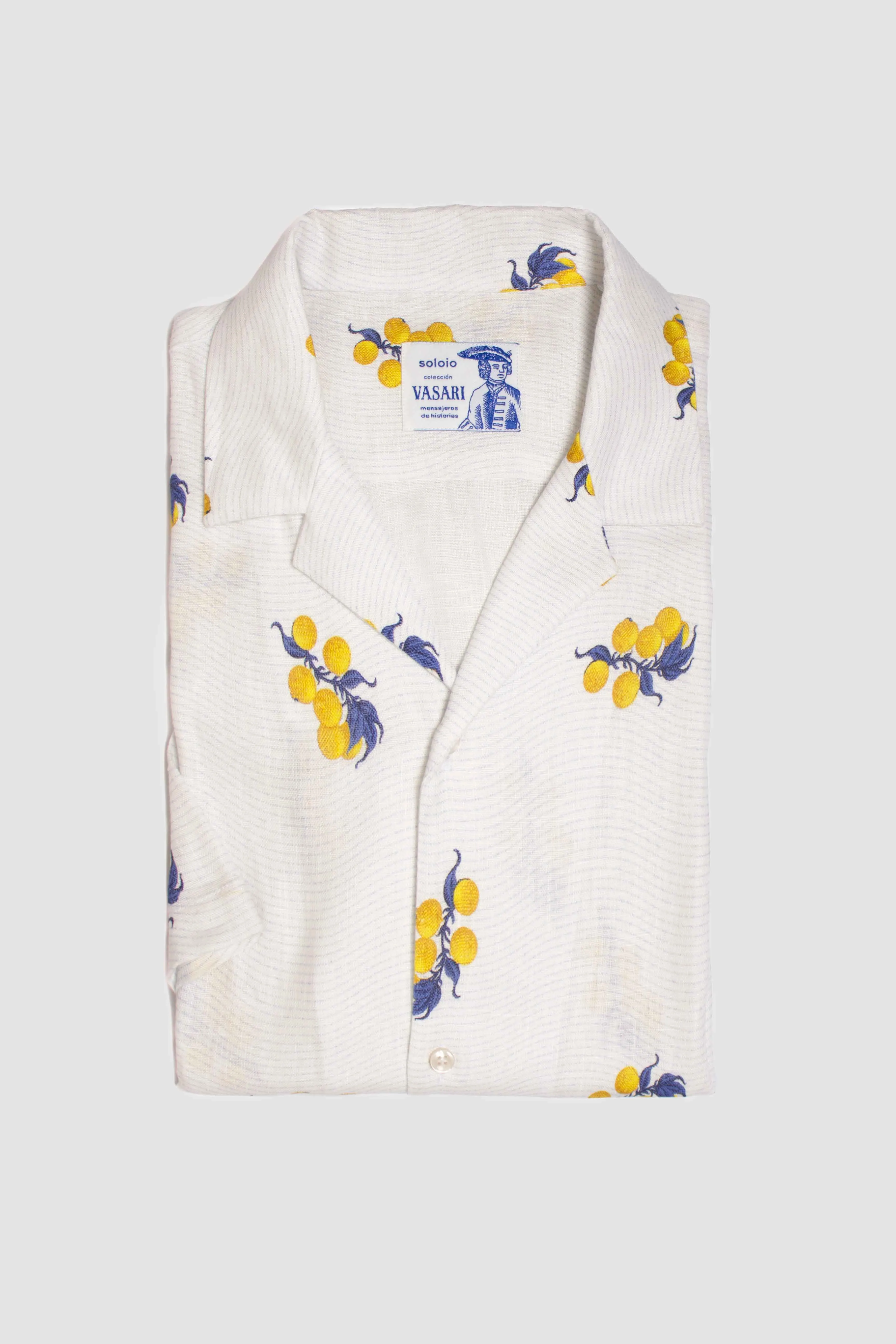 arezzo linen shirt yellow