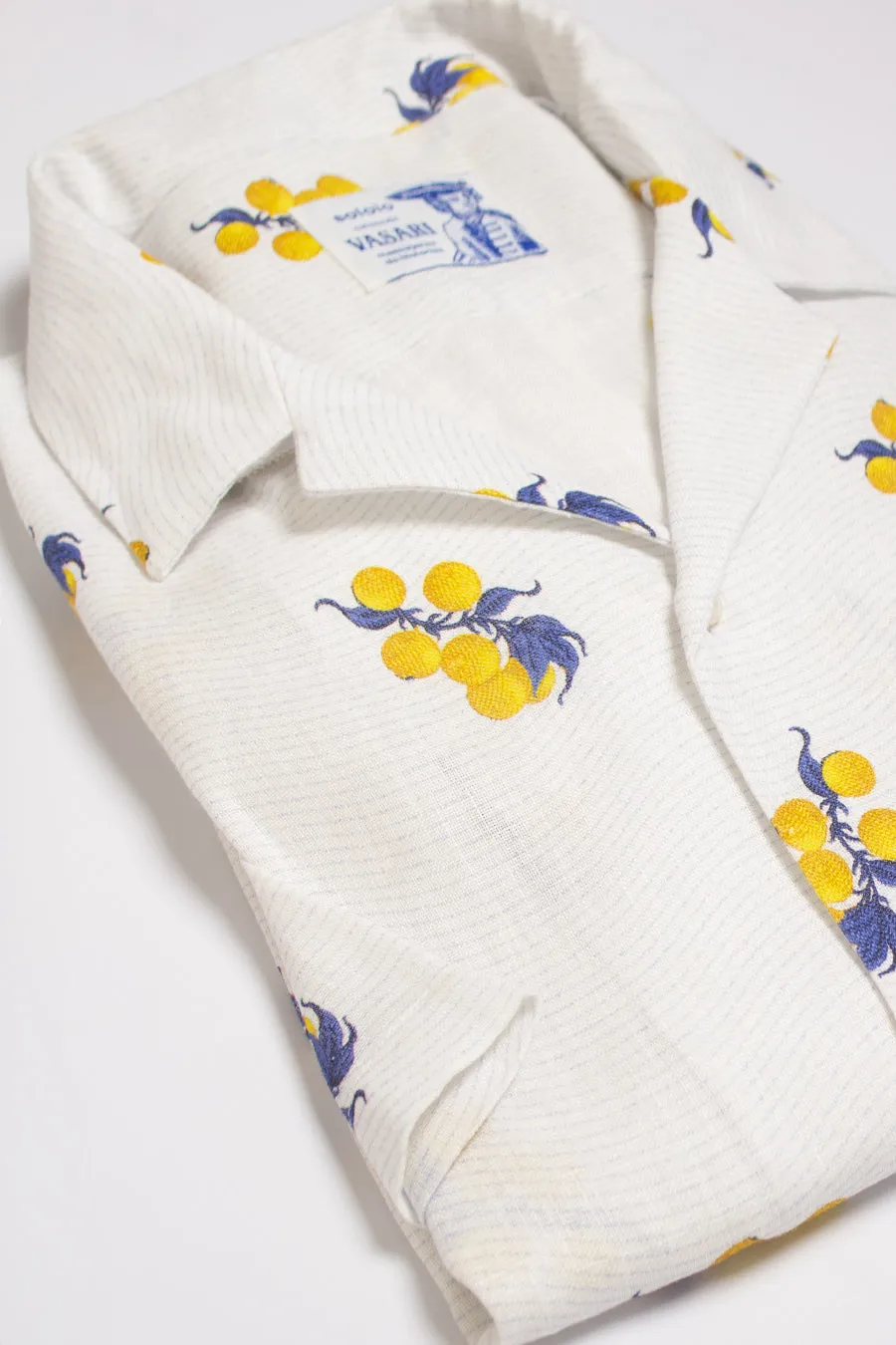 arezzo linen shirt yellow