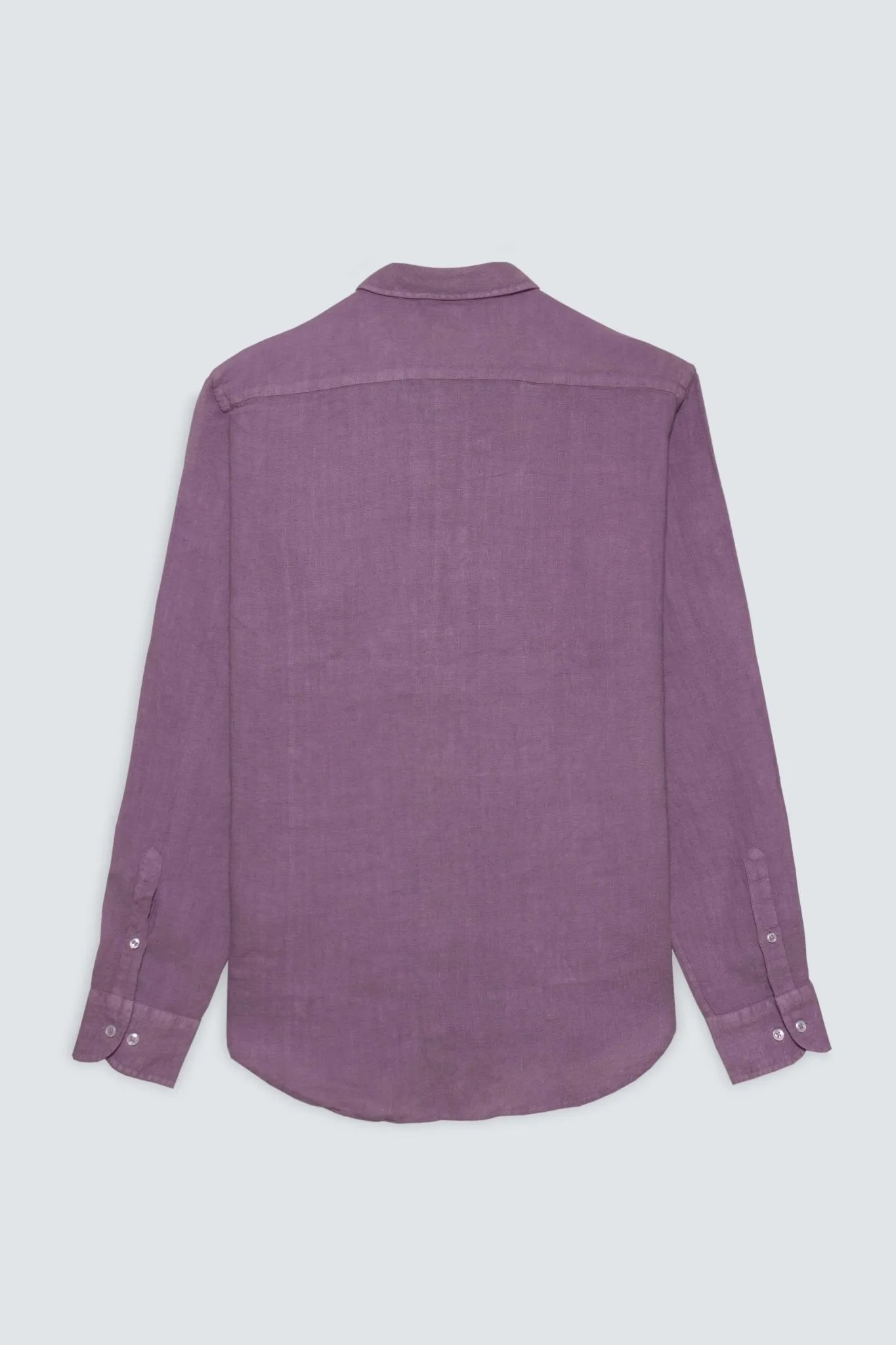 basic linen shirt grape