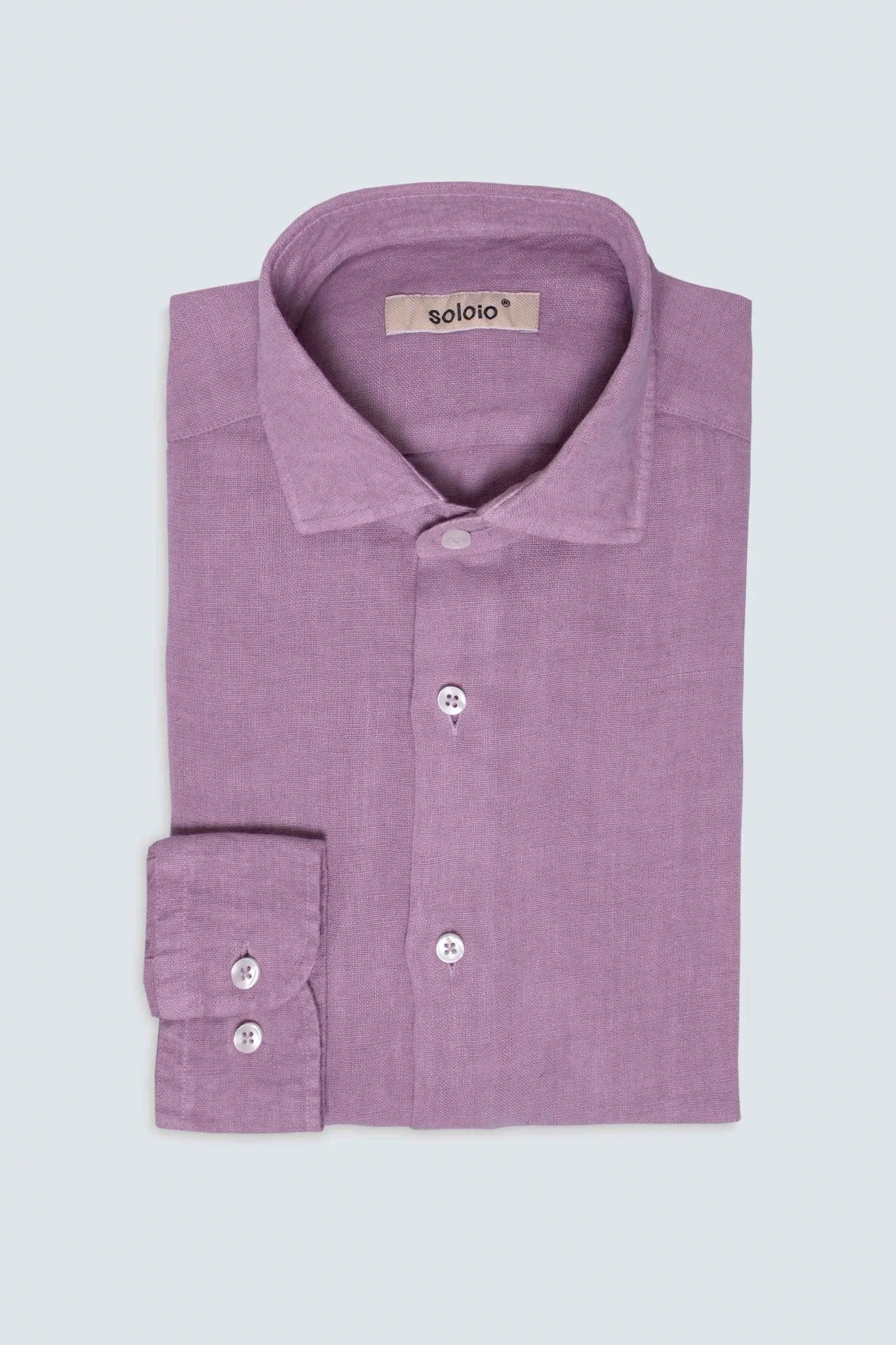 basic linen shirt grape