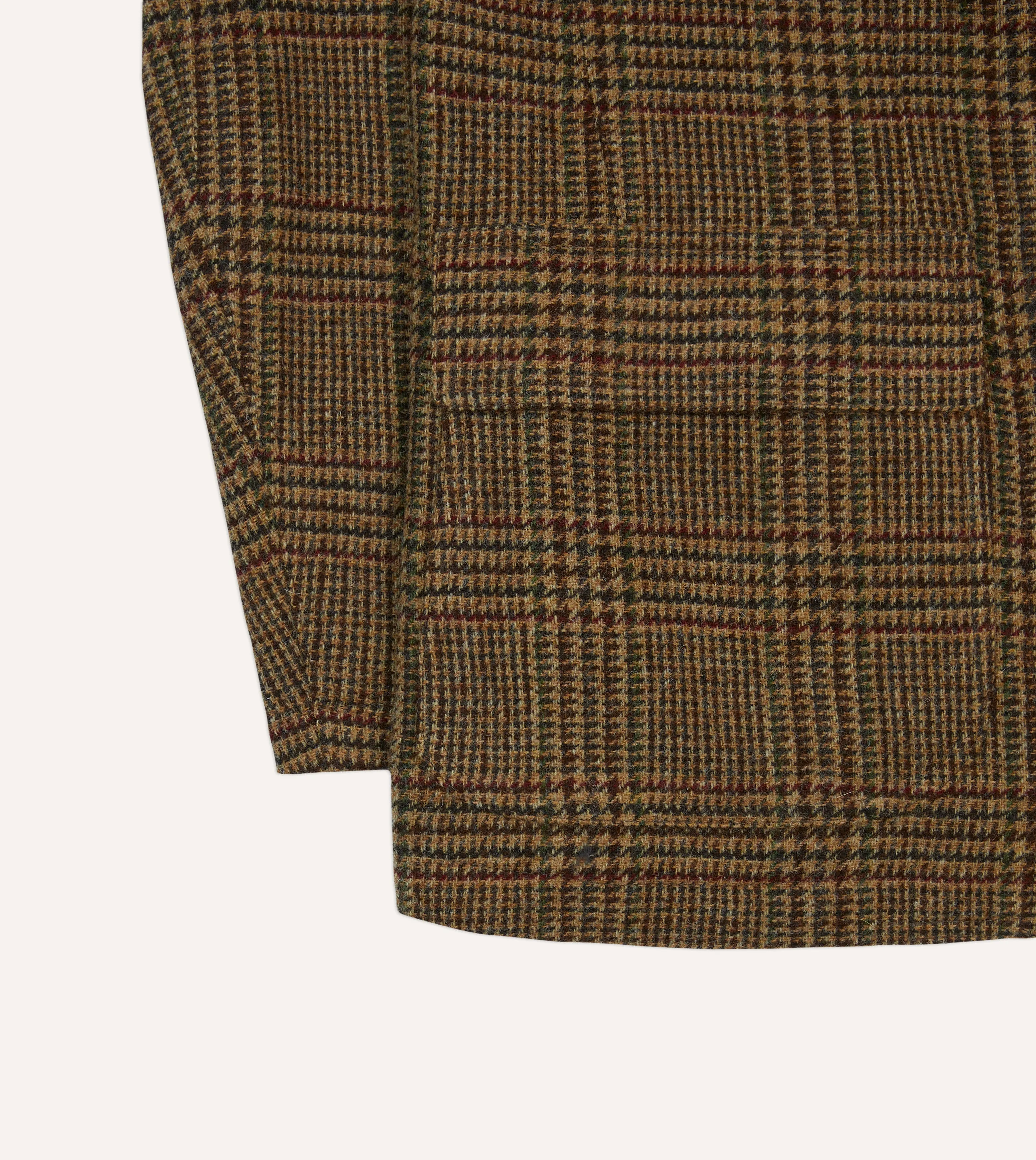 Brown and Red Prince of Wales Check Tweed Games Blazer Mk. VII