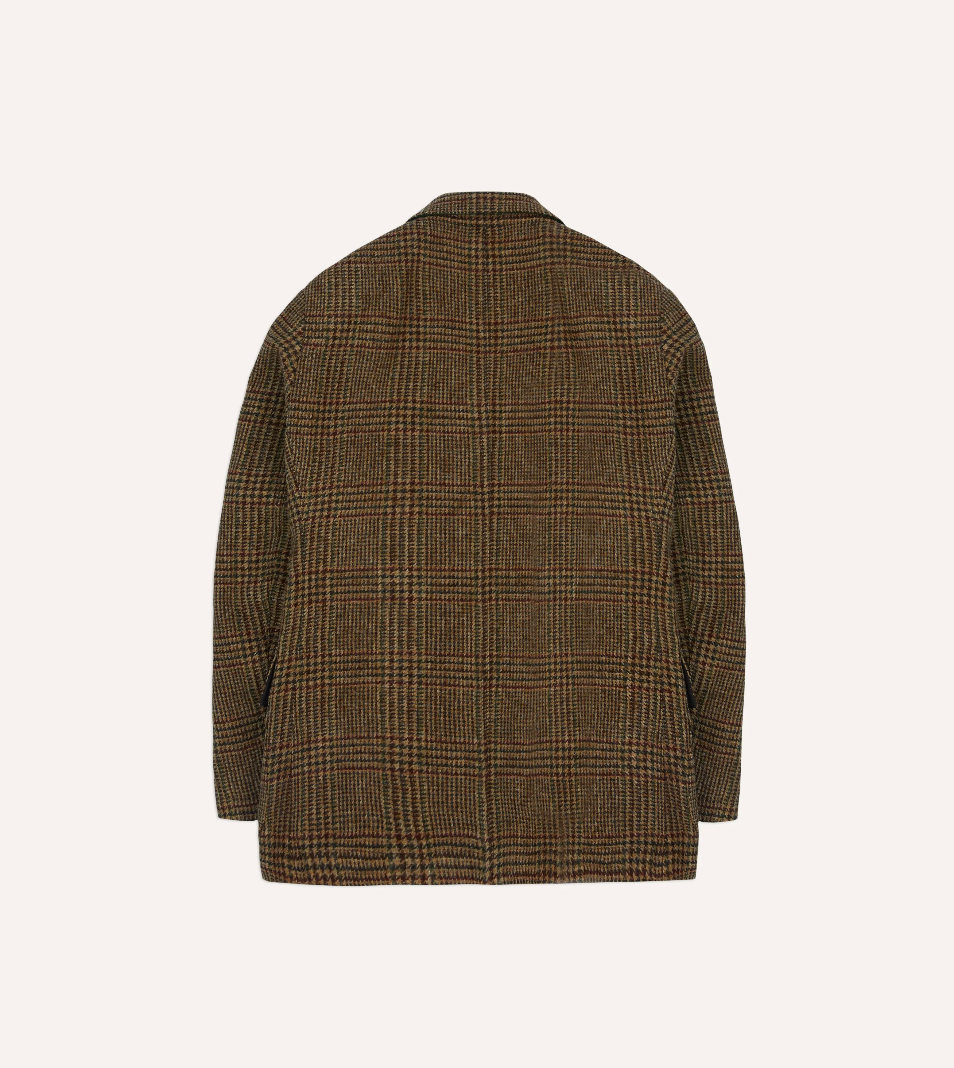 Brown and Red Prince of Wales Check Tweed Games Blazer Mk. VII