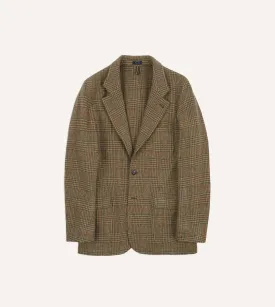 Brown Prince of Wales Check Shetland Tweed Games Blazer Mk. VII