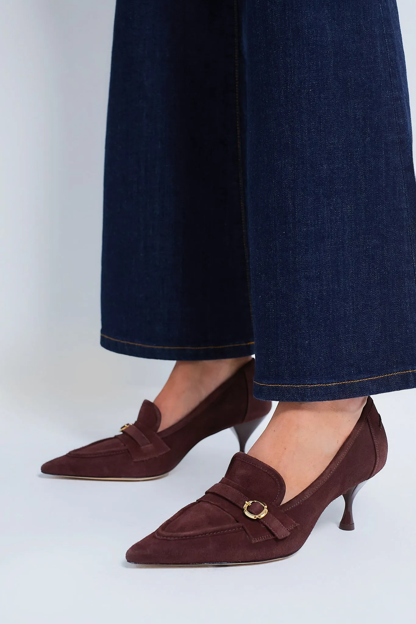 Brown Suede Susan Pump