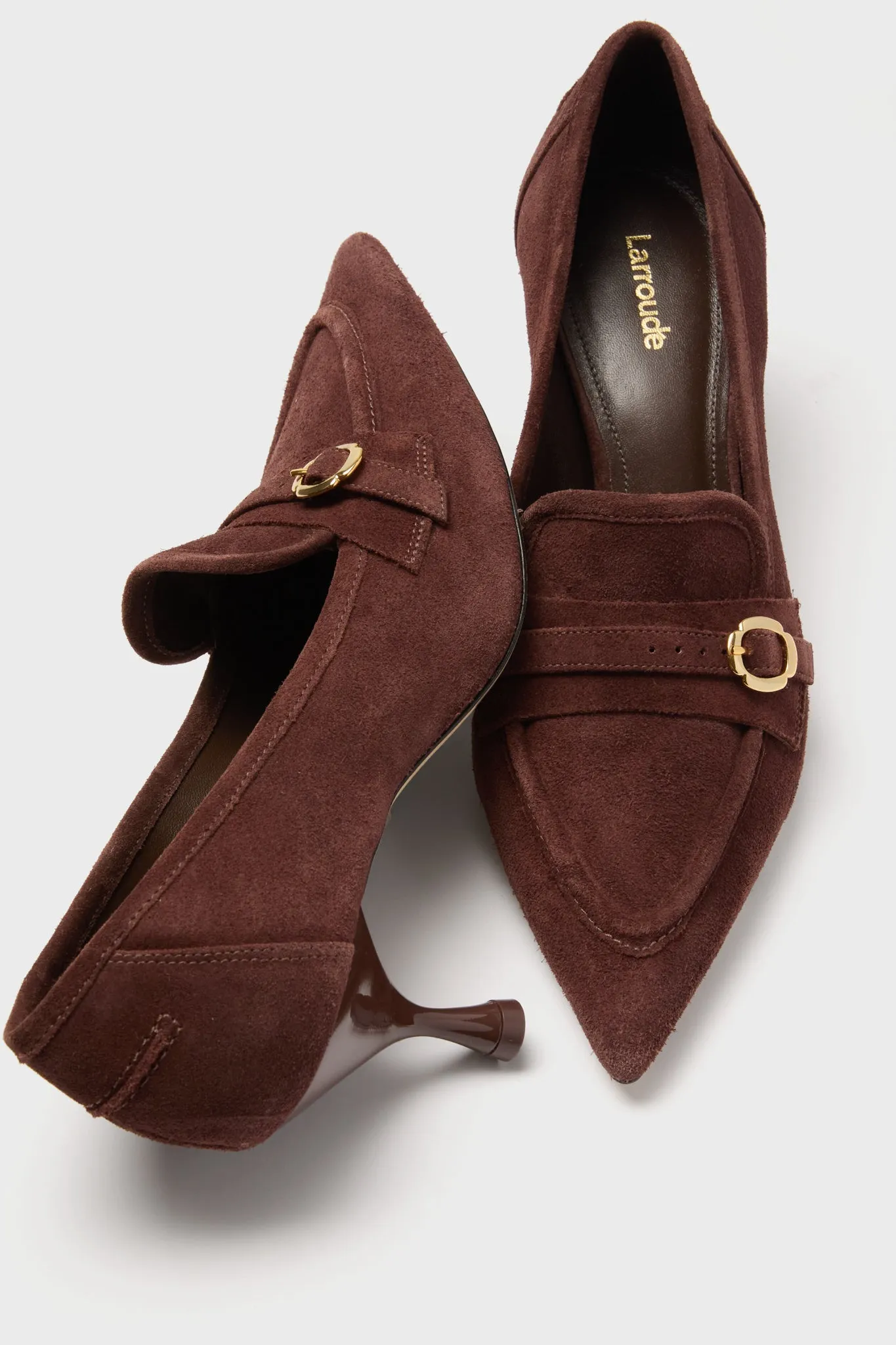 Brown Suede Susan Pump