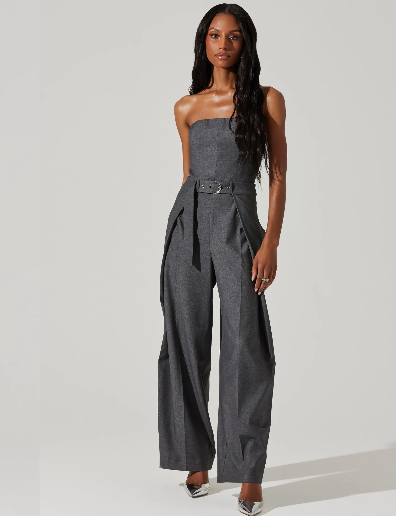 Bryony Jumpsuit, Charcoal