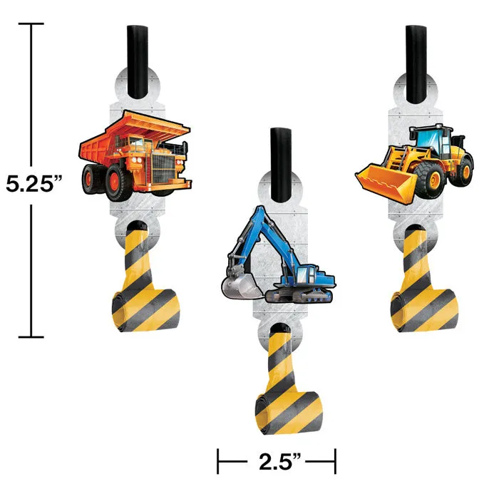 Bulk Big Dig Construction Party Blowers (48 per Case)