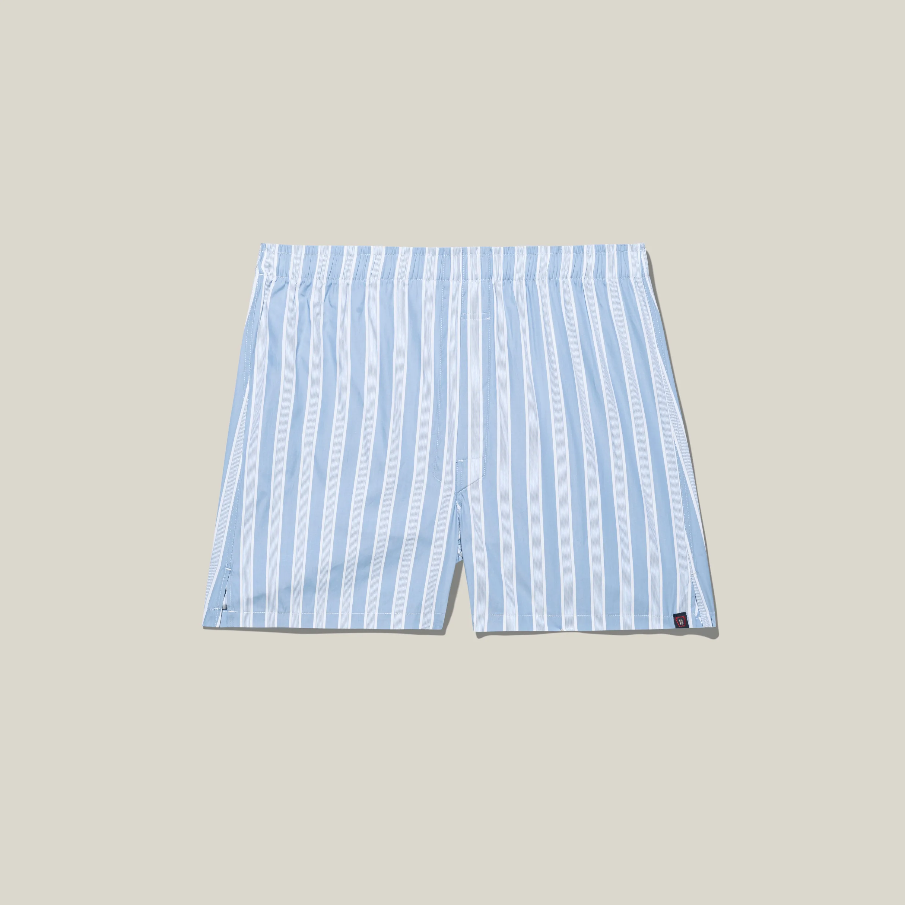 Classic Fit Boxer Medium Blue Beach Stripe