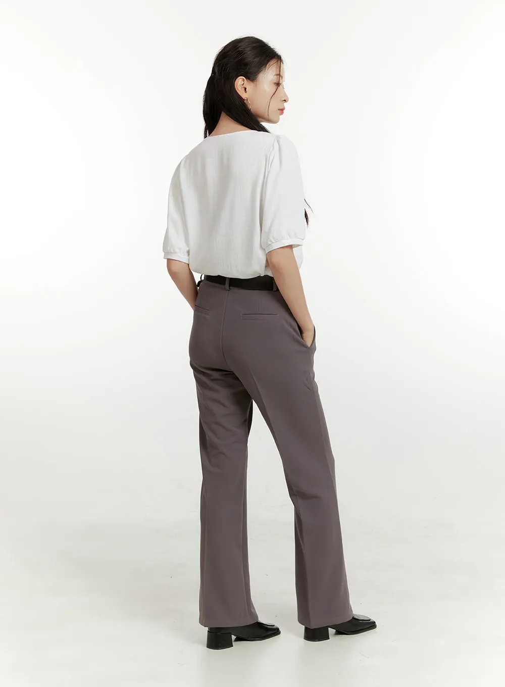 Classic Straight Fit Trousers OU419