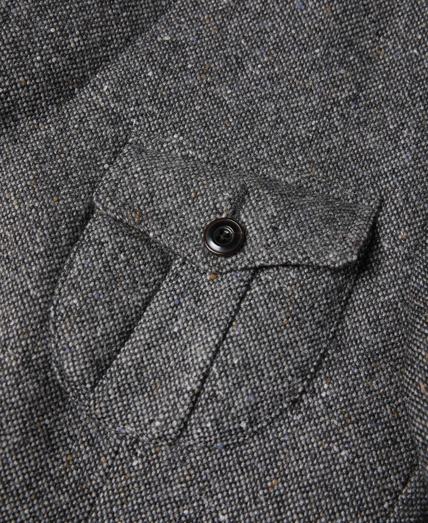 Coloured Speckle Tweed Safari Jacket