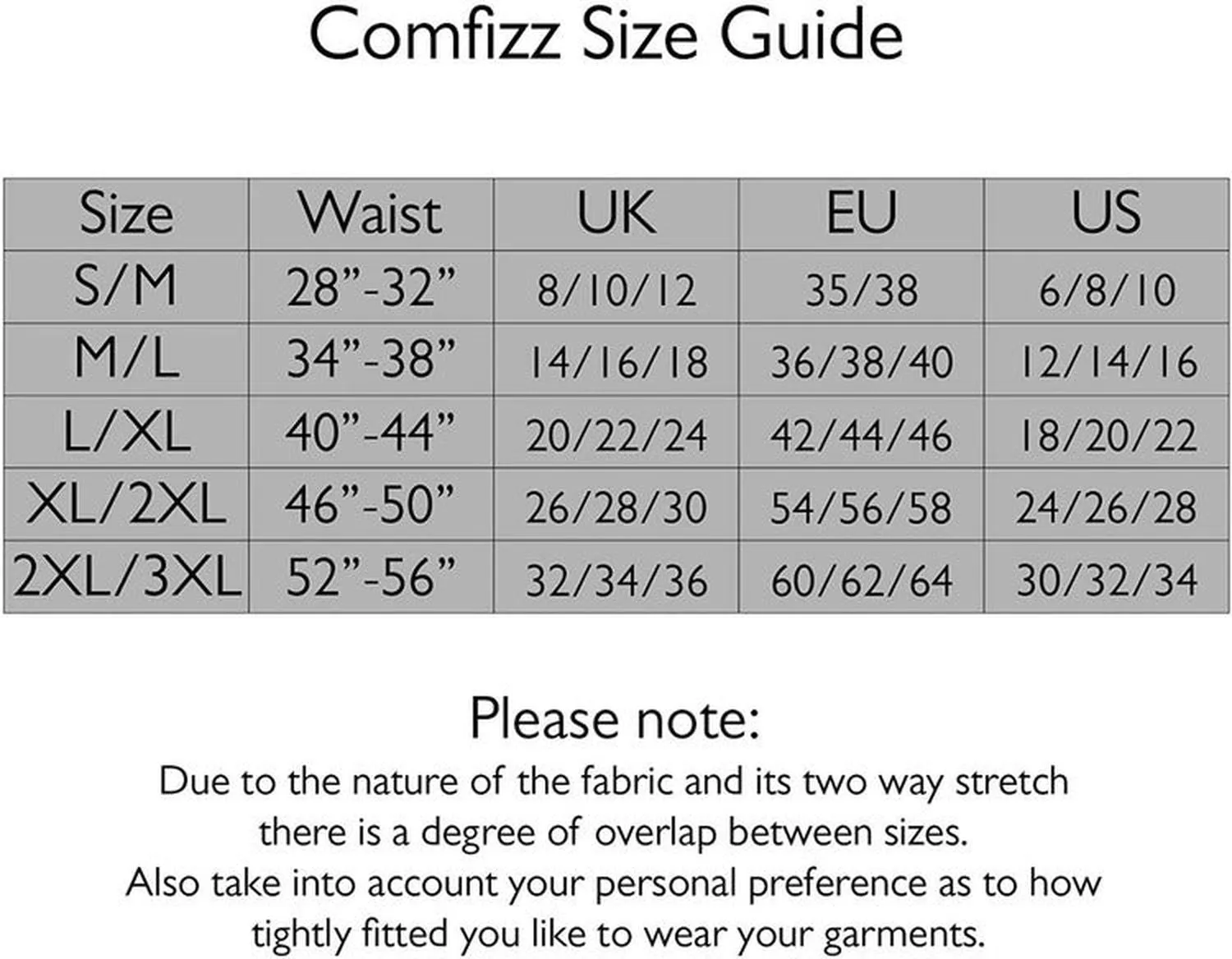 Comfizz Ostomy/Post Surgery Support Waistband Light Support 7'' Neutral S/M