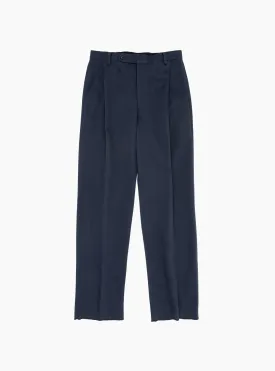 Cotton Manhattan Trousers Navy