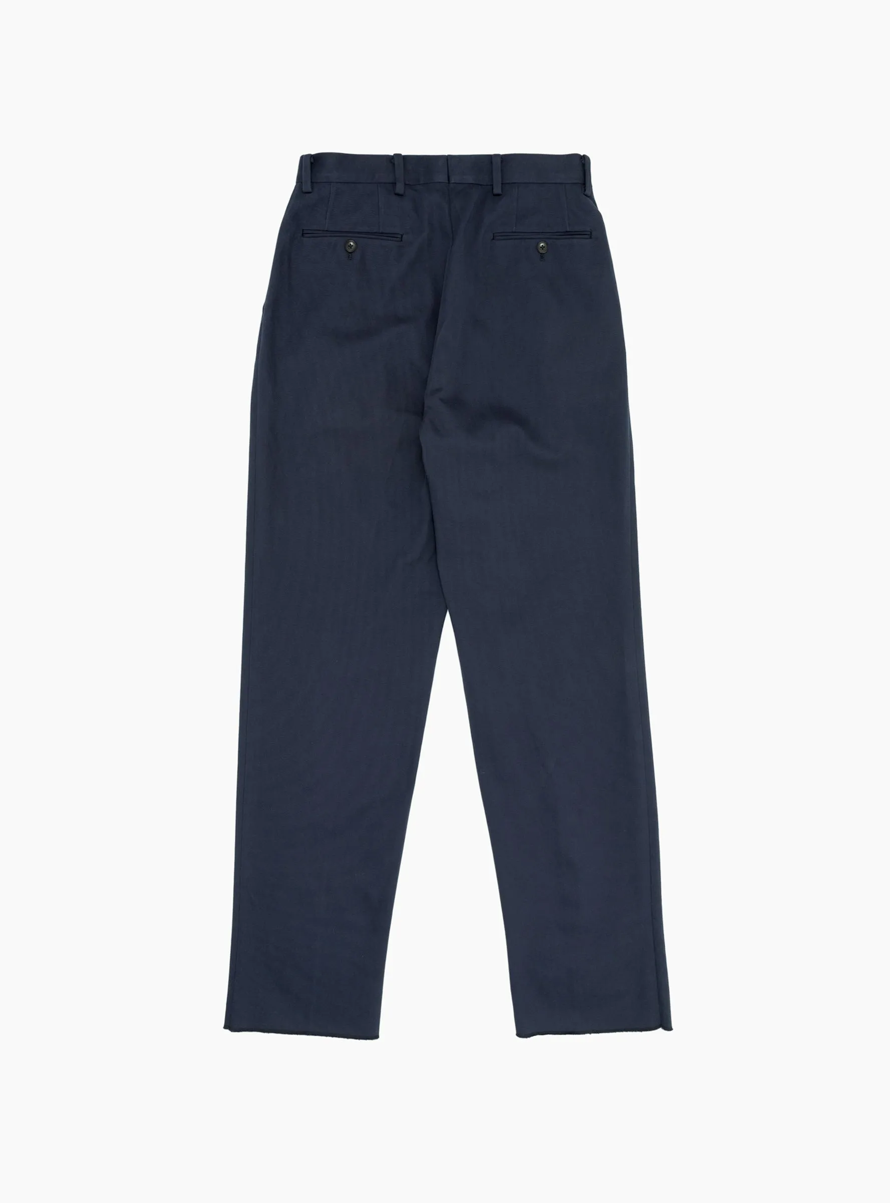 Cotton Manhattan Trousers Navy