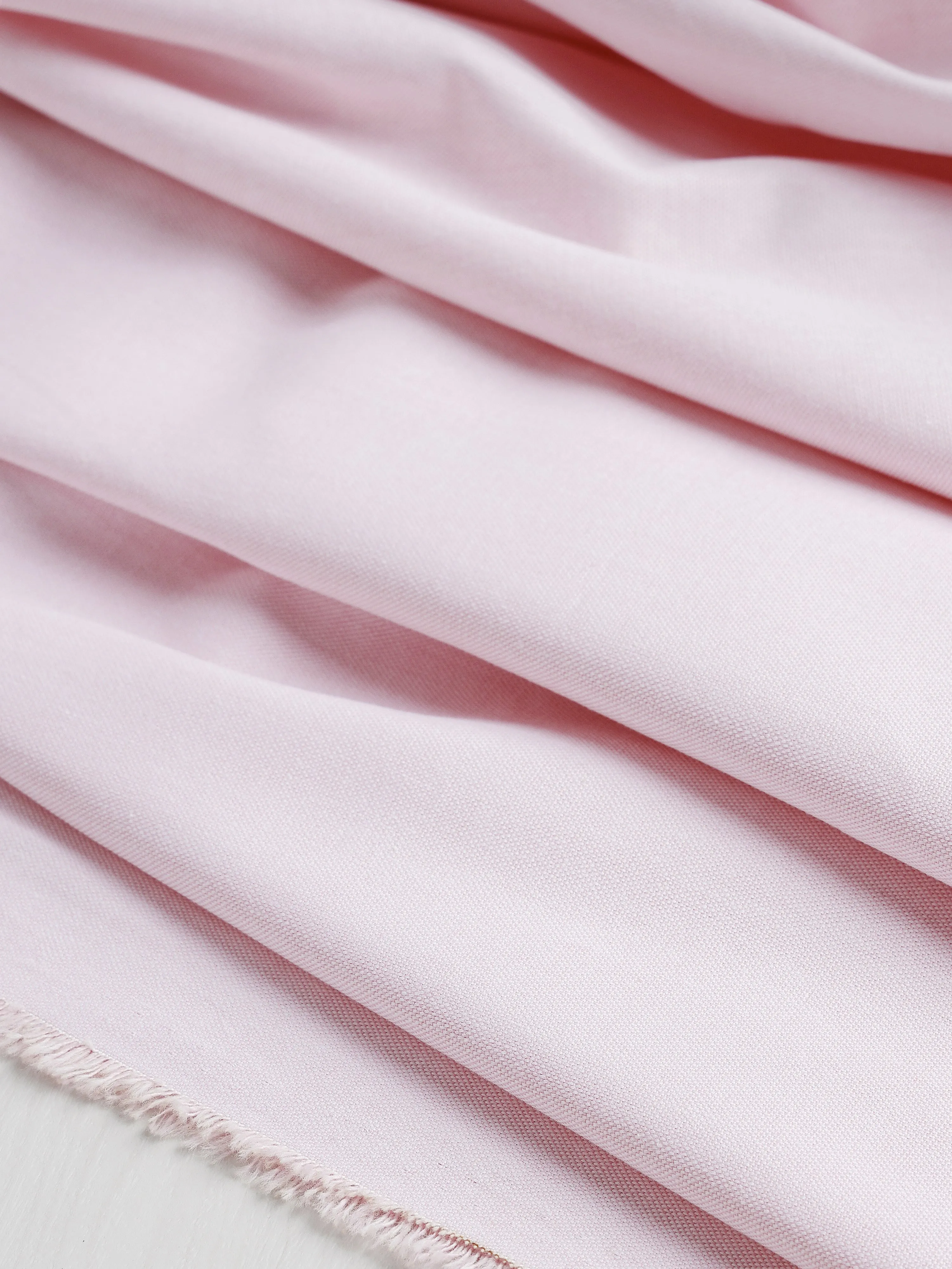 Cotton Oxford Shirting - Pink - Swatch