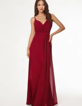 Crimson Romance Evening Gown