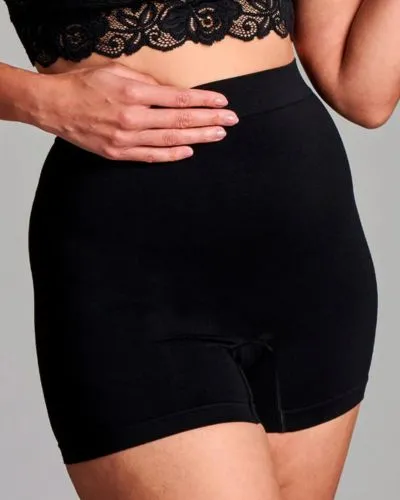 CUI Unisex Ostomy Seamless Support Boxer - 1 each, LARGE/XLARGE, BLACK