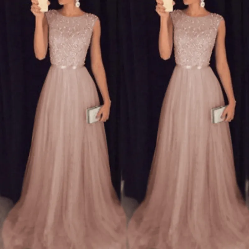 Elegant Prom Dress 2023 - Evening Gowns Sequin Dress