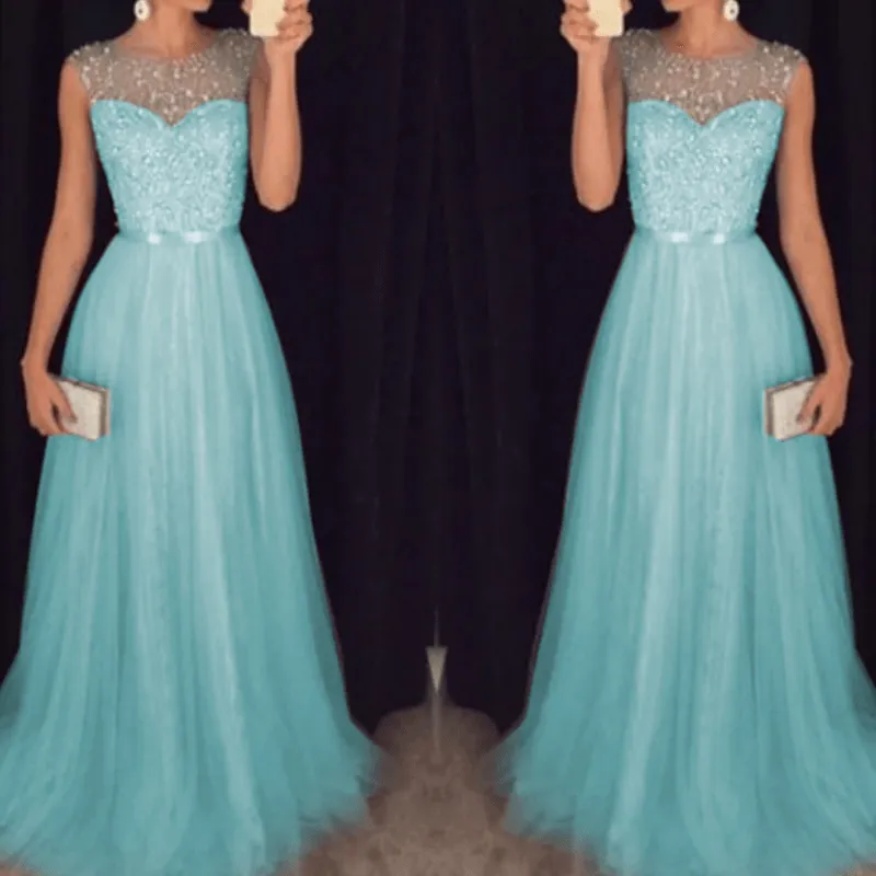 Elegant Prom Dress 2023 - Evening Gowns Sequin Dress