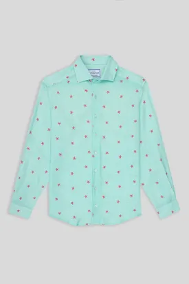 estelle shirt turquoise