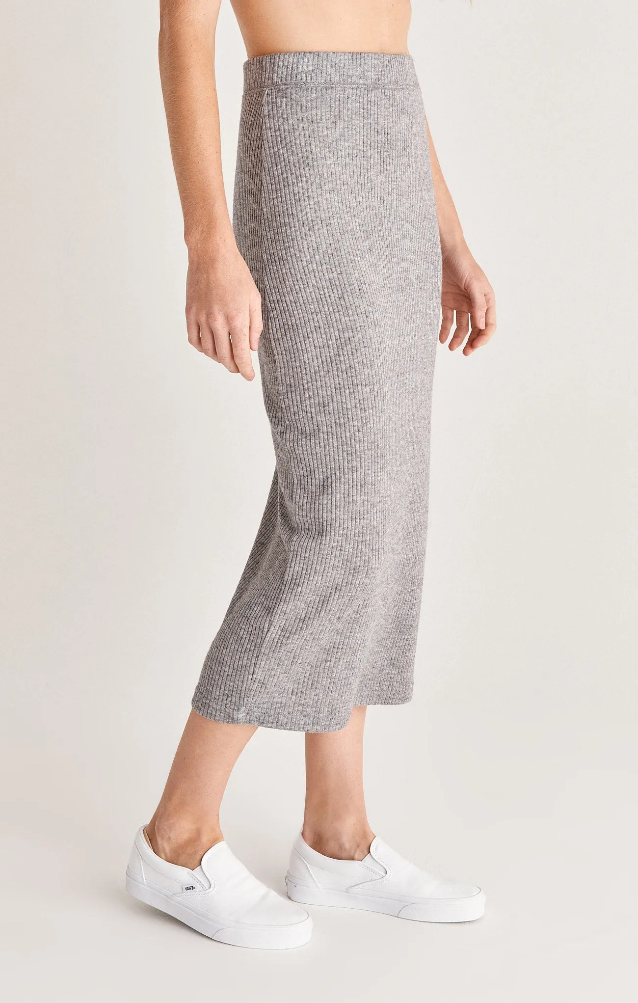 Fallon Rib Midi Skirt