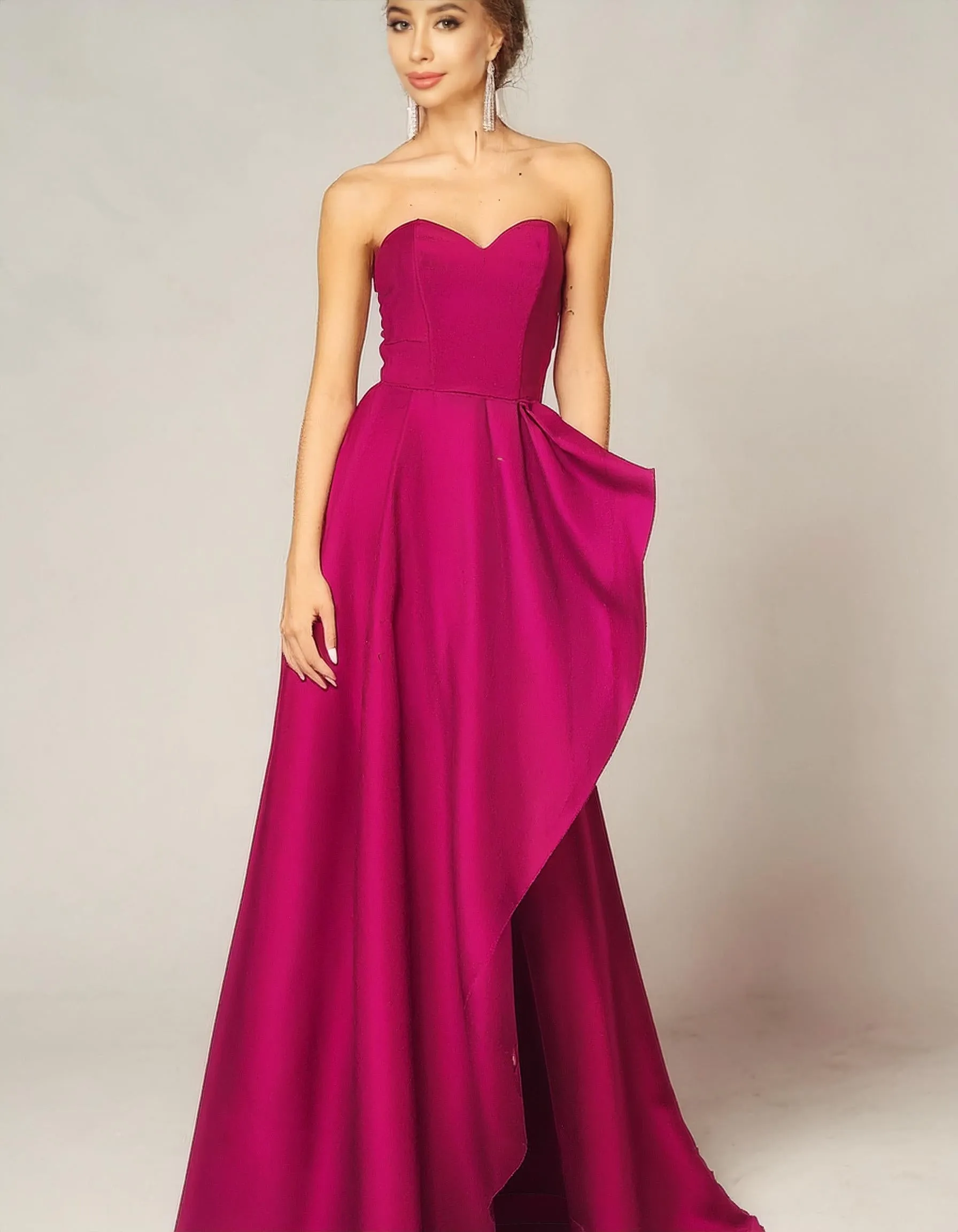 Fuchsia Passion Evening Gown