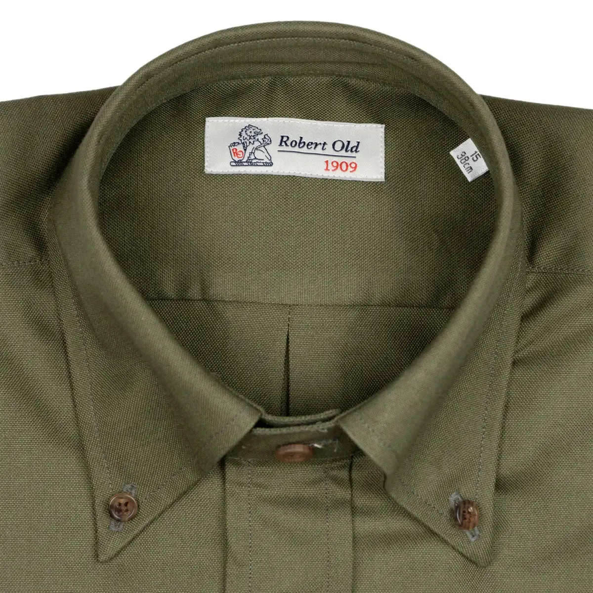 Green Oxford Two-Pocket Long Sleeve Shirt