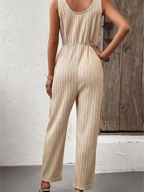 Jumpsuits for Women Casual Sleeveless With Pockets