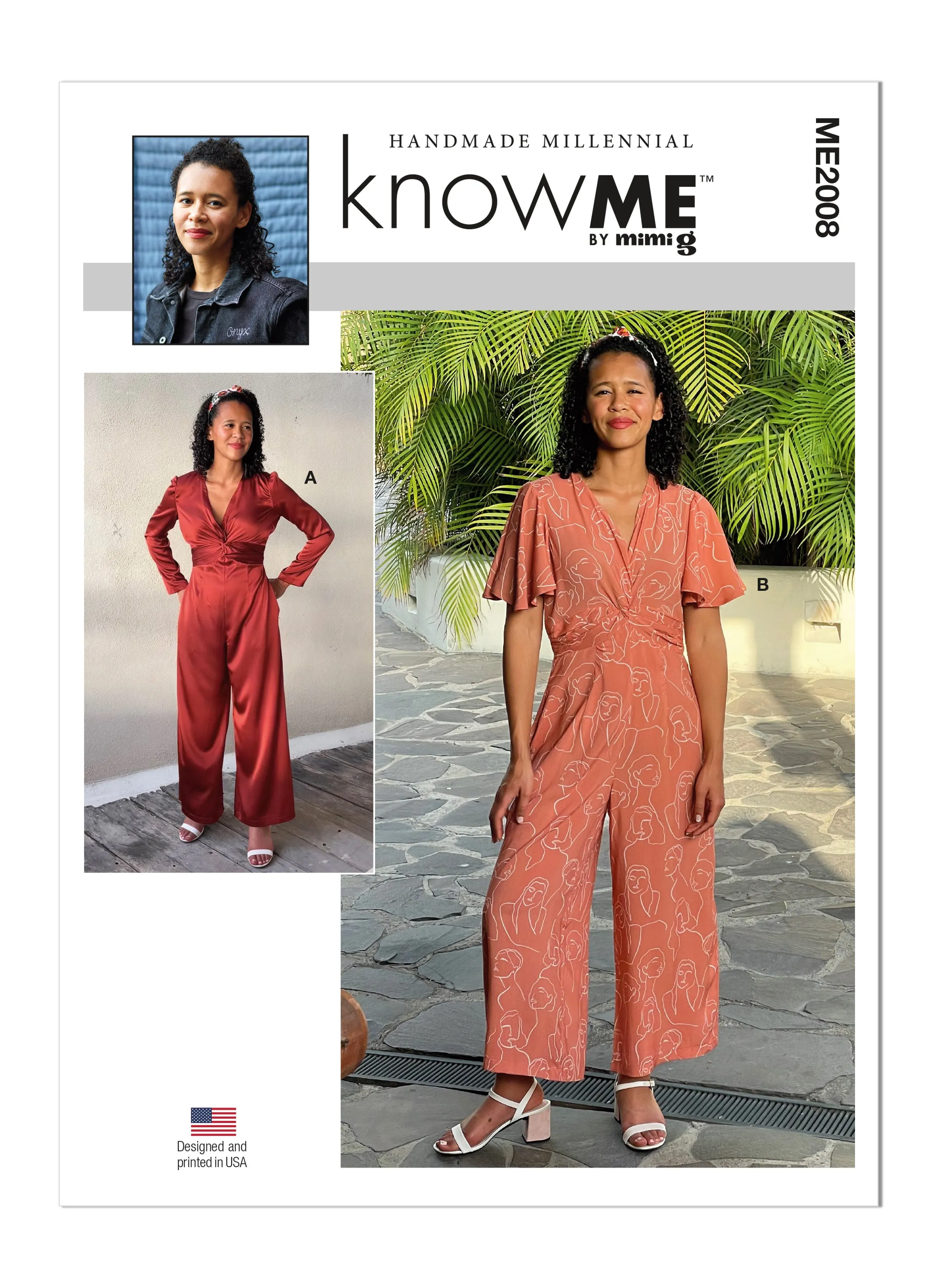 Know Me sewing pattern 2008 Misses' and Women's Jumpsuit by Handmade Millennial