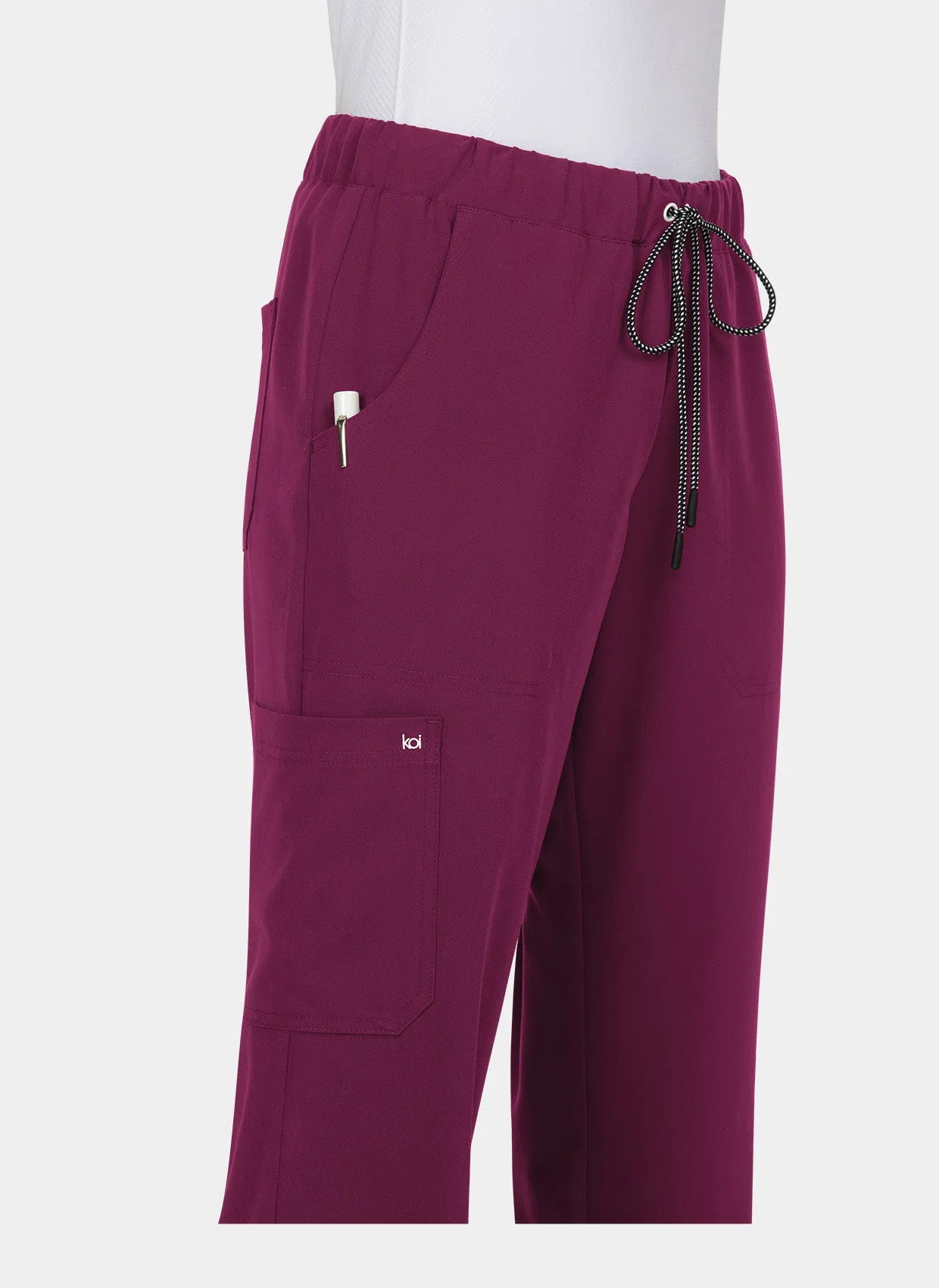 Koi Next Gen Everyday Hero Scrub Trousers - Wine