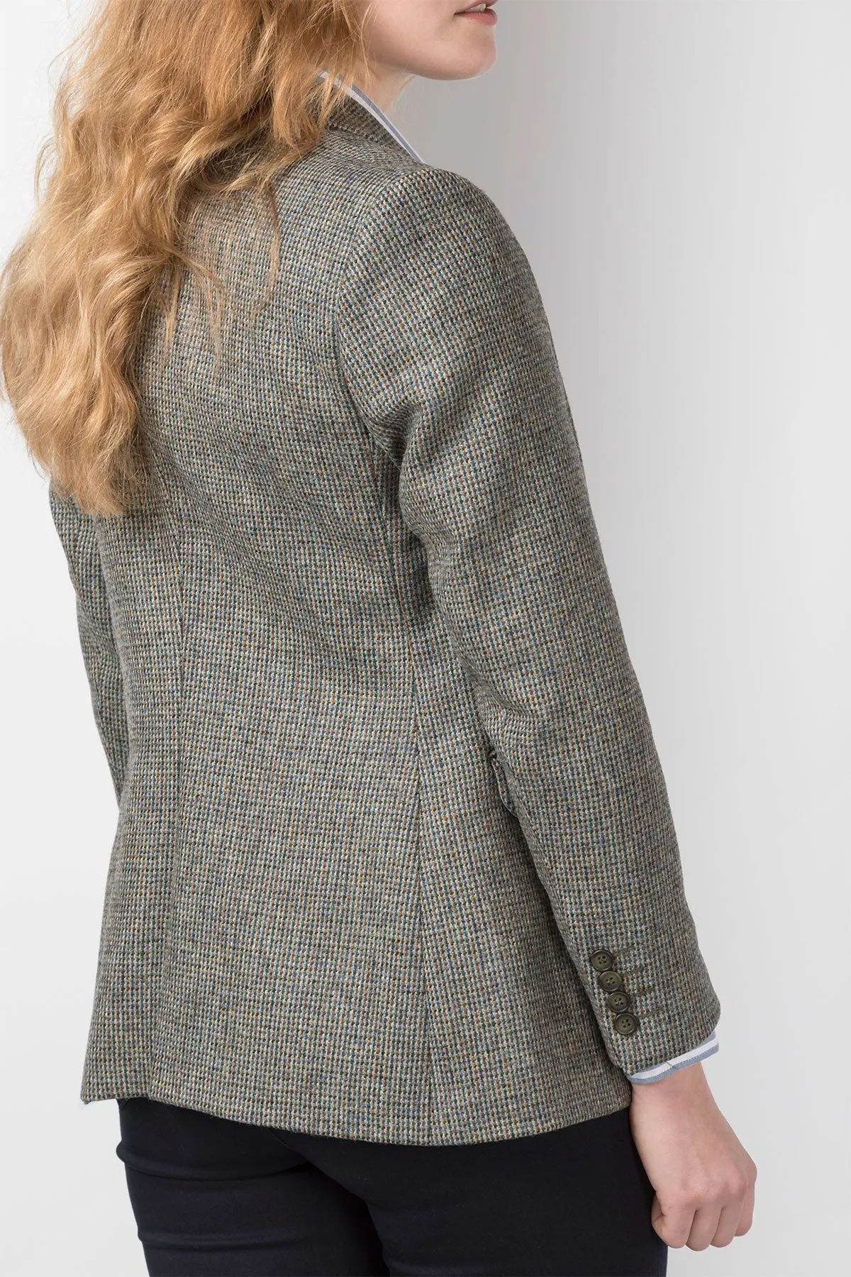 Ladies Long Tweed Blazer