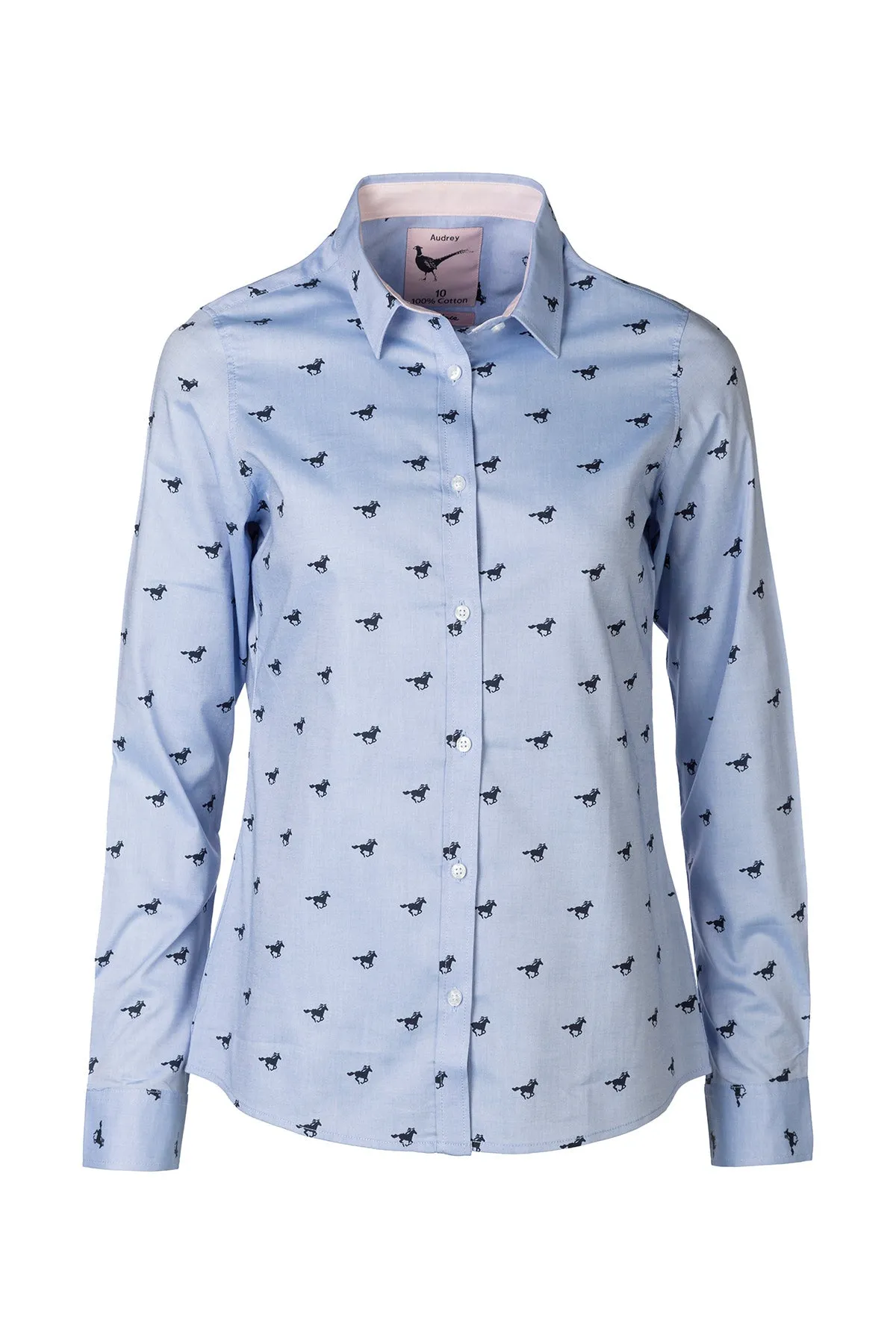 Ladies Oxford Cotton Printed Shirt -  Audrey II