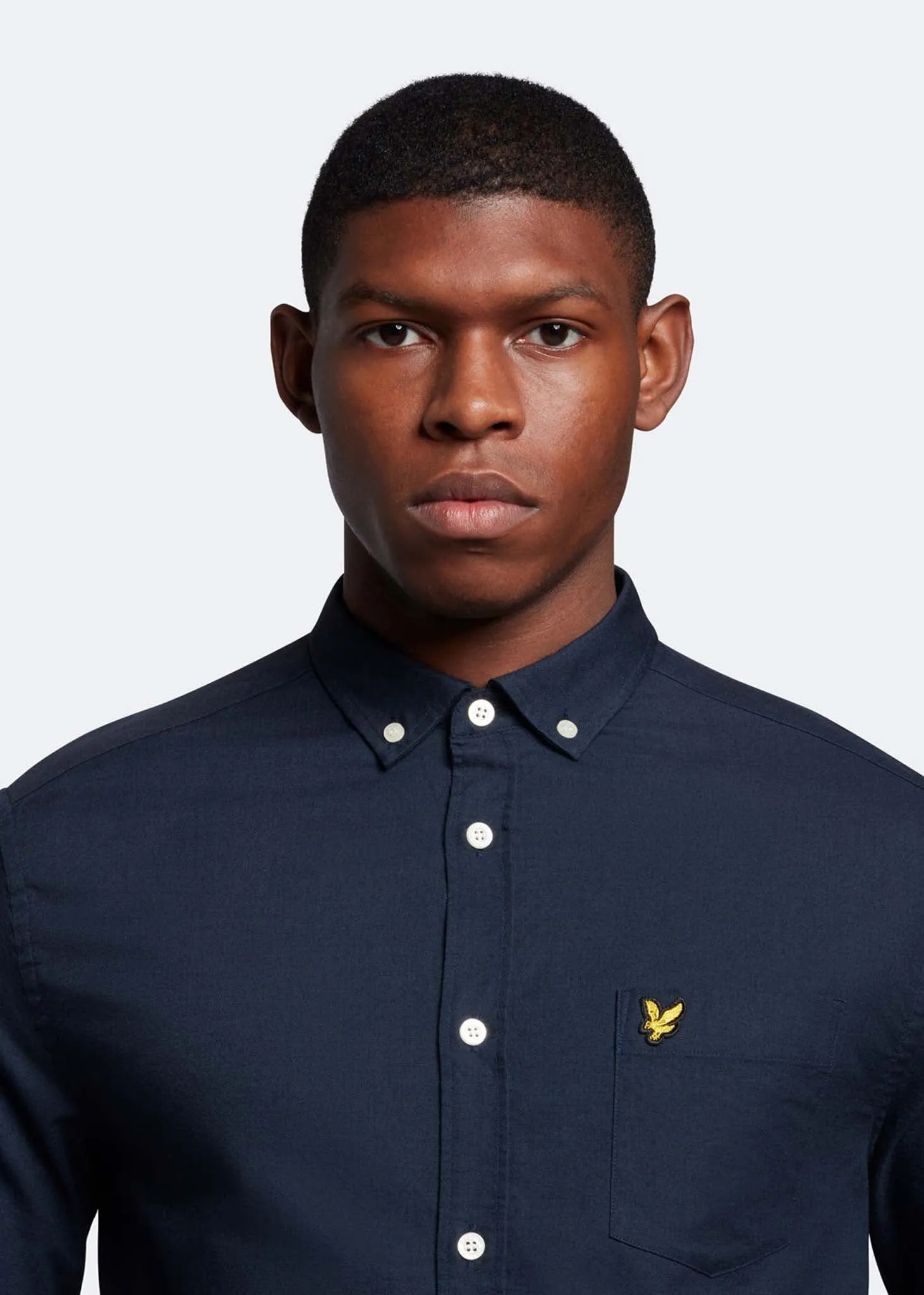 Light weight oxford shirt - dark navy