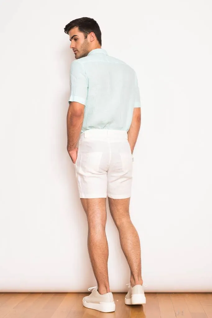 Linen Bermuda Shorts