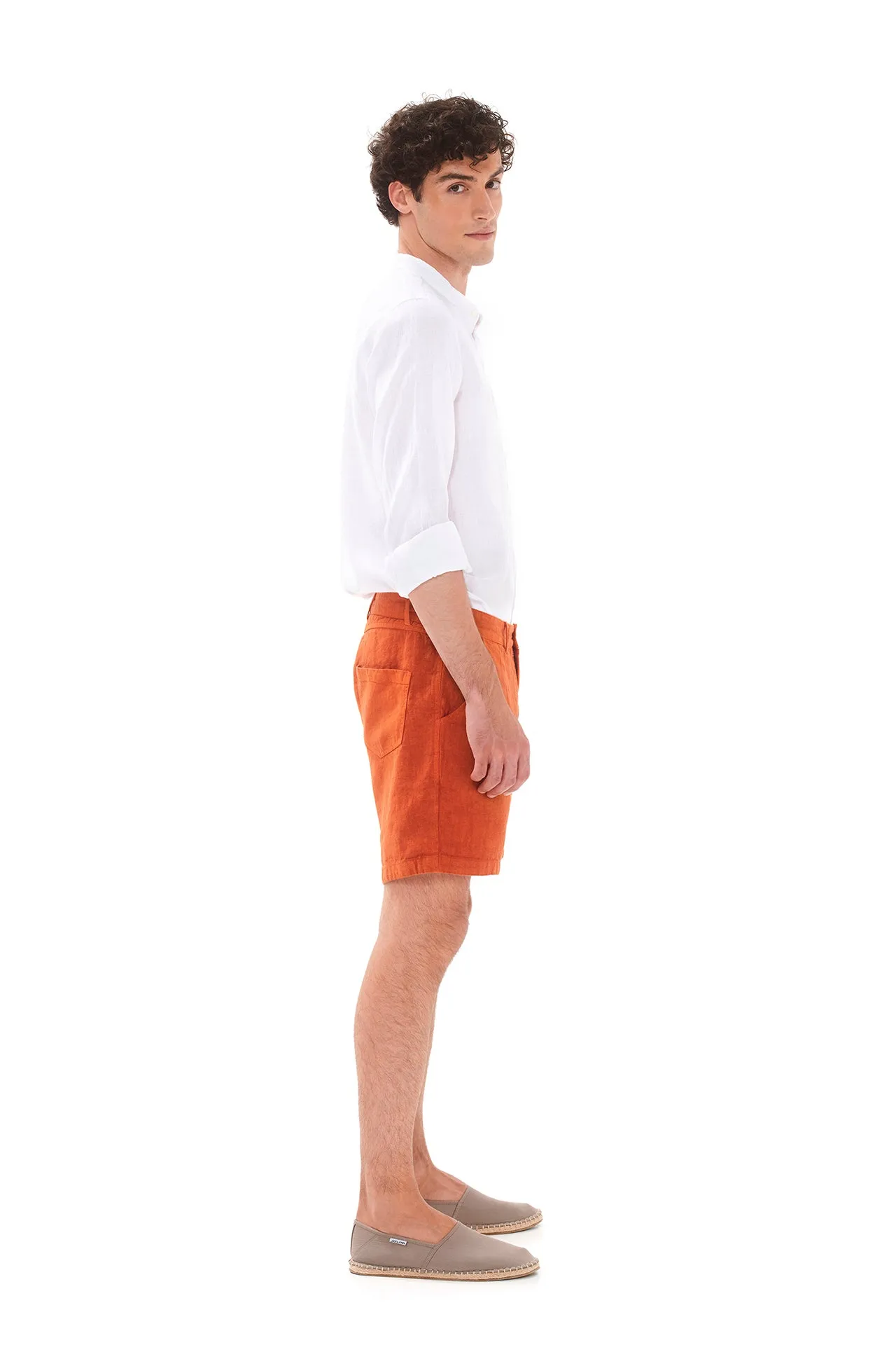 Linen Bermuda Shorts