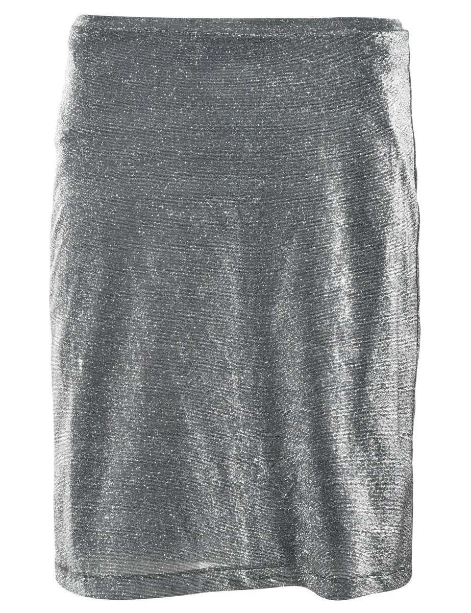 Lurex Pencil Skirt - XS