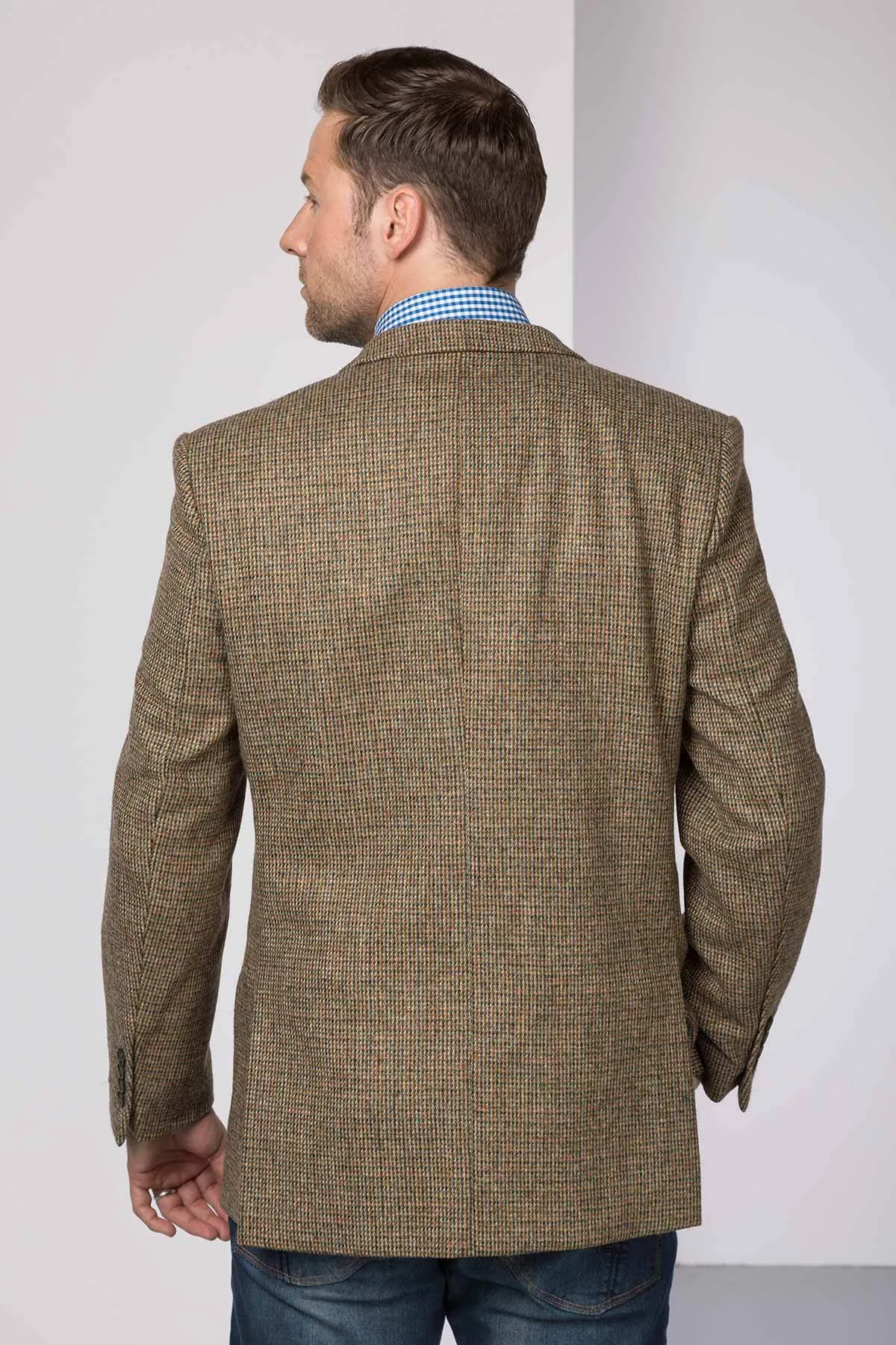 Men's Light Brown Tweed Blazer - Wetherby