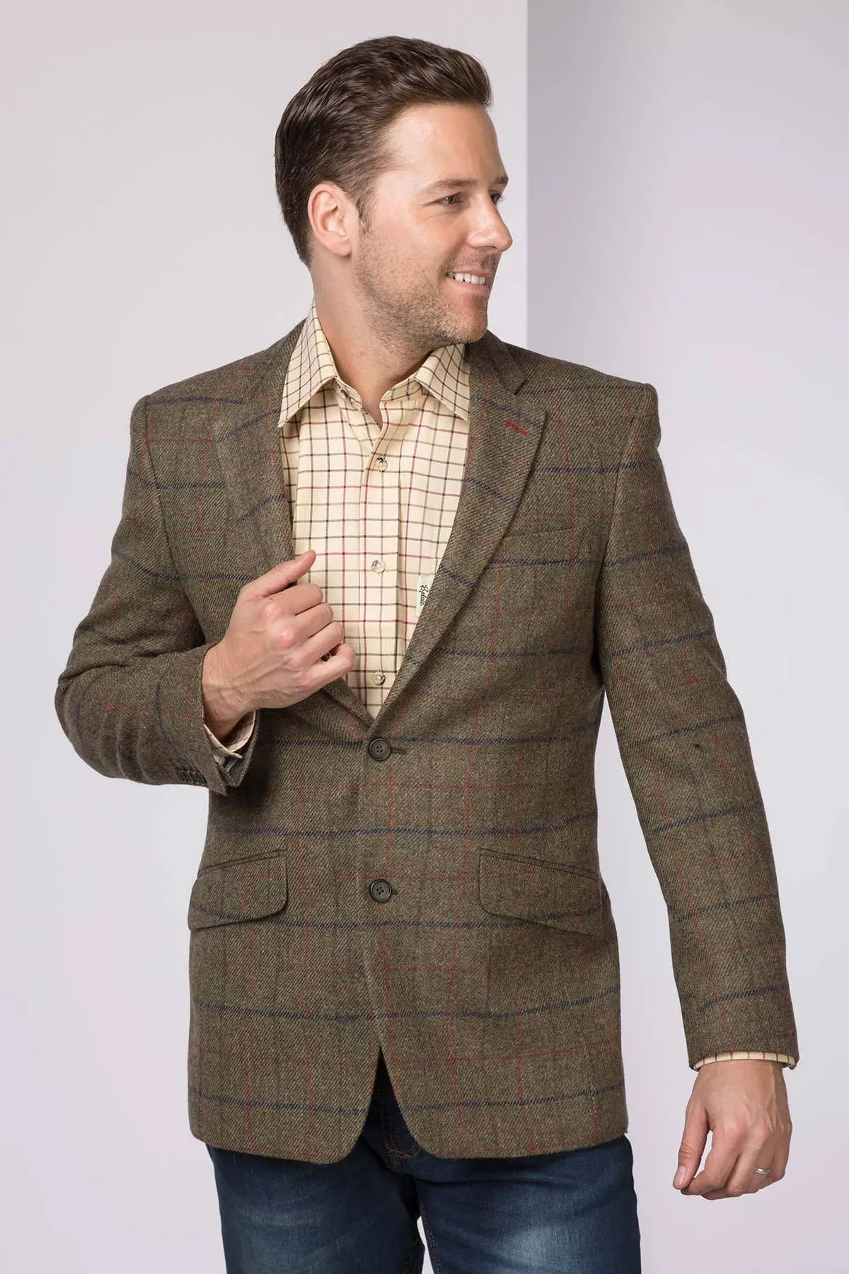 Men's Long Tweed Blazer - York