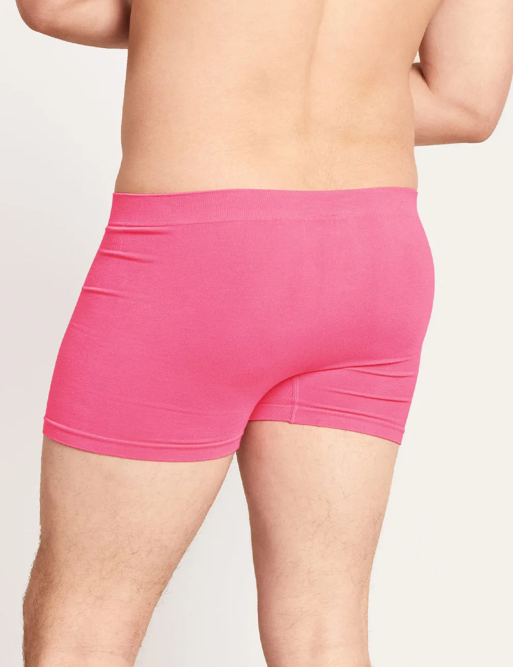 Men's Seamfree Boxer Briefs - BCAM Pink