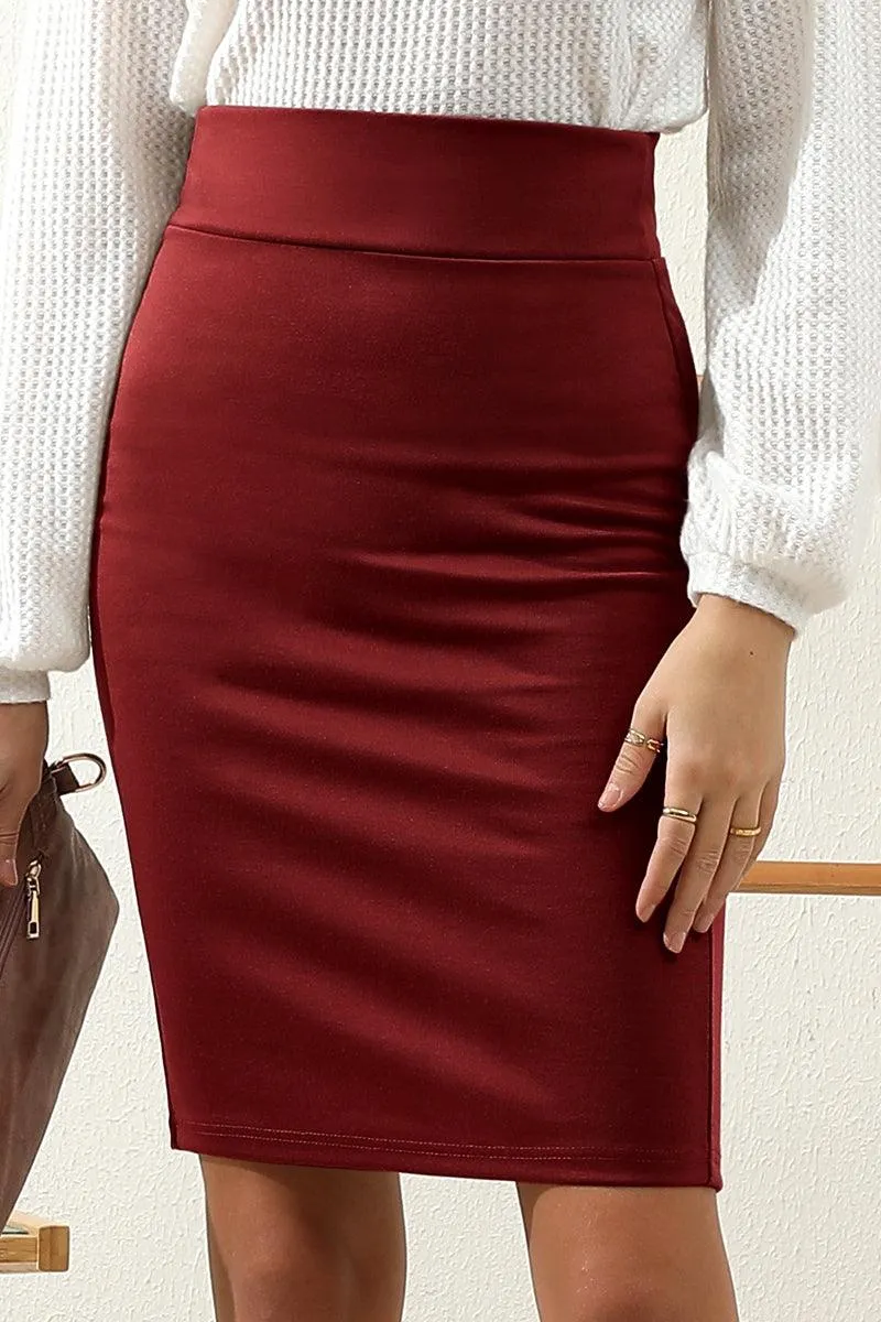 Midi Office Skirt