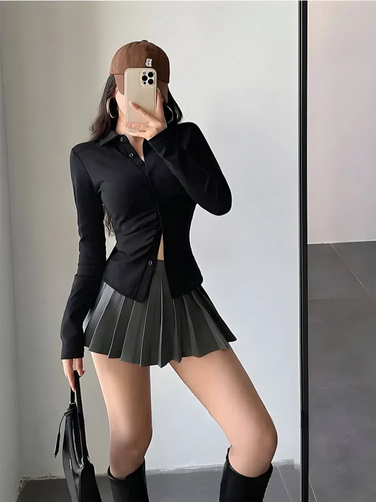 Pleated Tennis Mini Skirt