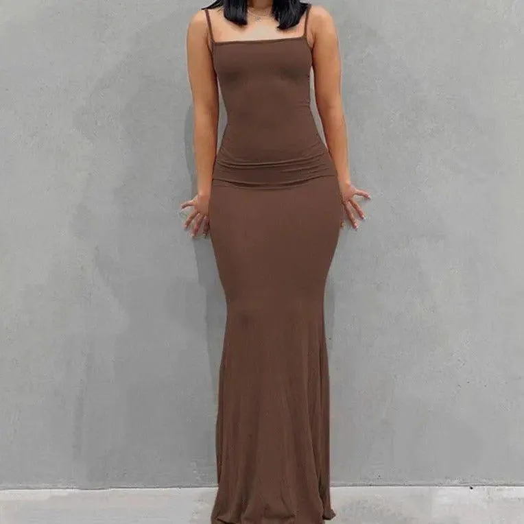 Rachael Bodycon Figure-Hugging Maxi Dress