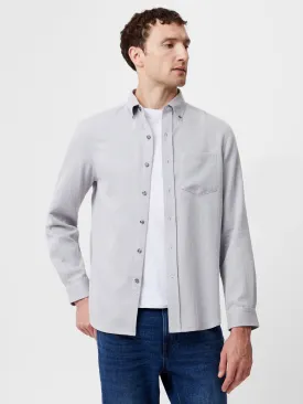 Regular Fit Herringbone Button Down Shirt