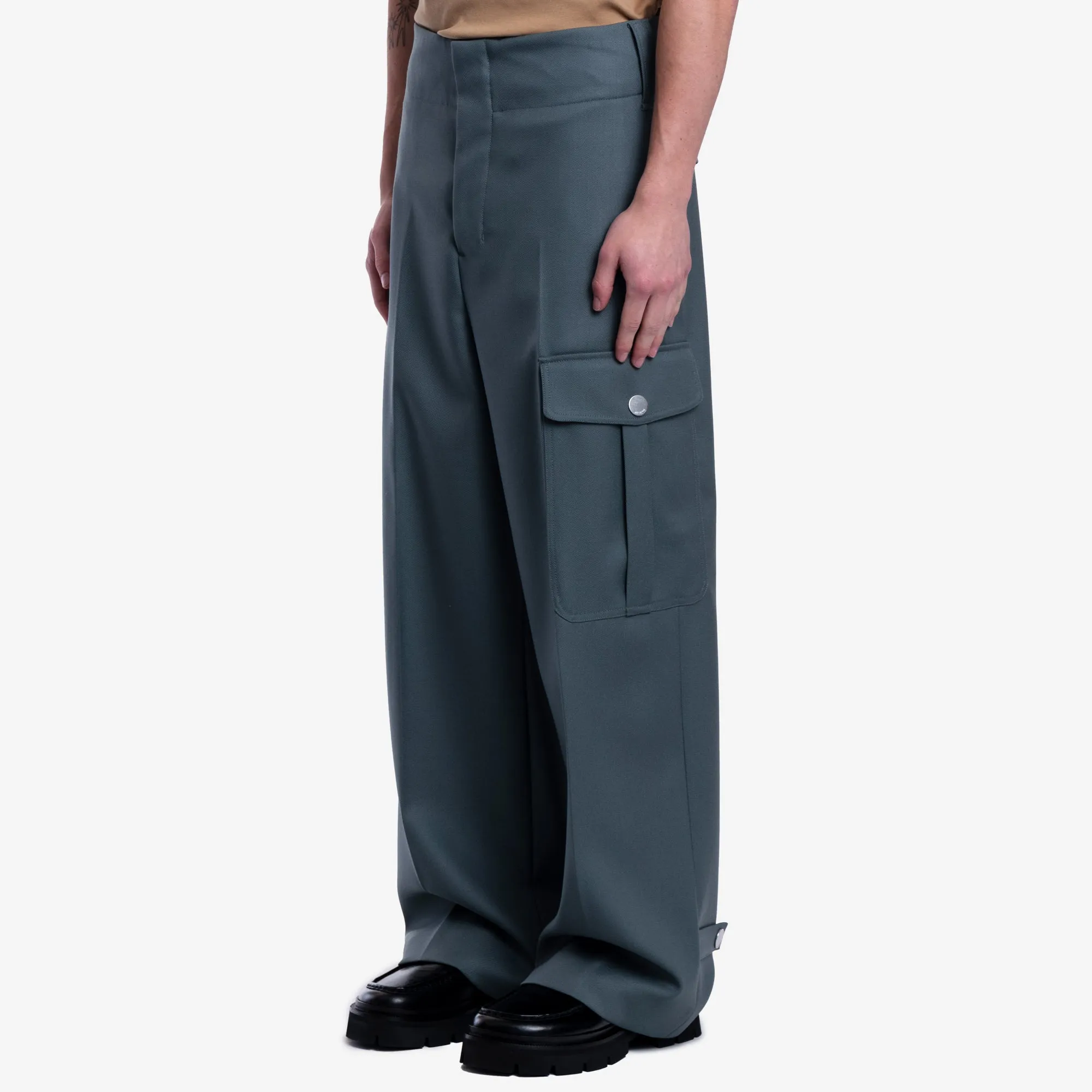 Straight Fit Cargo Trousers