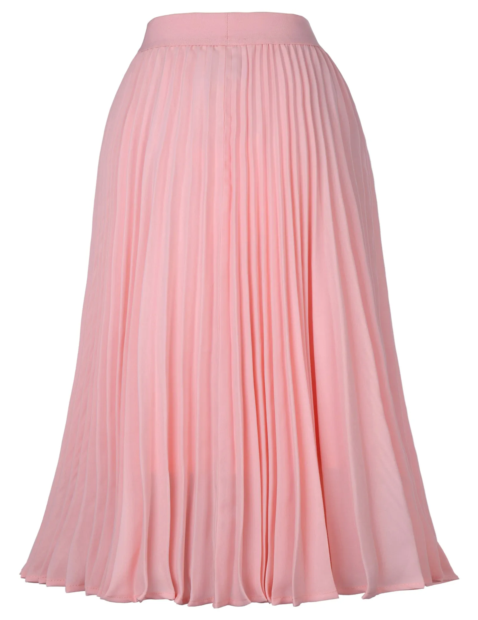 Stylish Fashion High Waist Pleated Swing A-Line Skirt