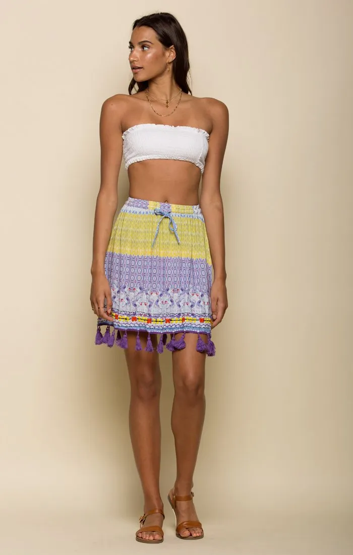 TROPICBIRD TASSEL SHORT SKIRT